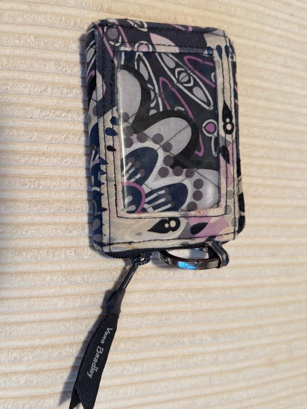 Vera Bradley Purple Floral Quilted Wallet